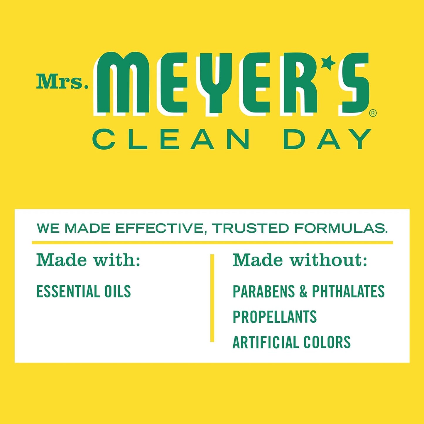 MRS. MEYER'S CLEAN DAY Room and Air Freshener Spray, Non-Aerosol Spray Bottle Infused with Essential Oils, Honeysuckle, 8 fl. Oz
