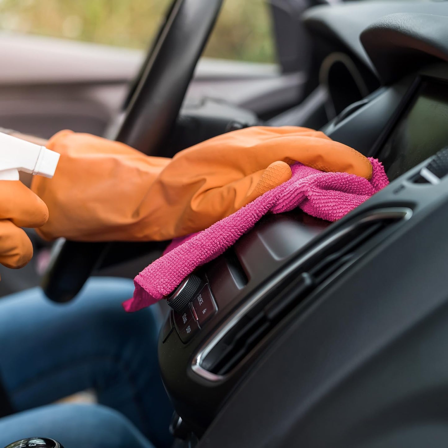 Arkwright Microfiber Gym Towel - Pack of 12 - Super Soft, Quick Dry Workout Sweat Towels, 300 GSM Lightweight & Absorbent for Sports, Working Out, Yoga, and Spa, 16 x 27 in, Hot Pink