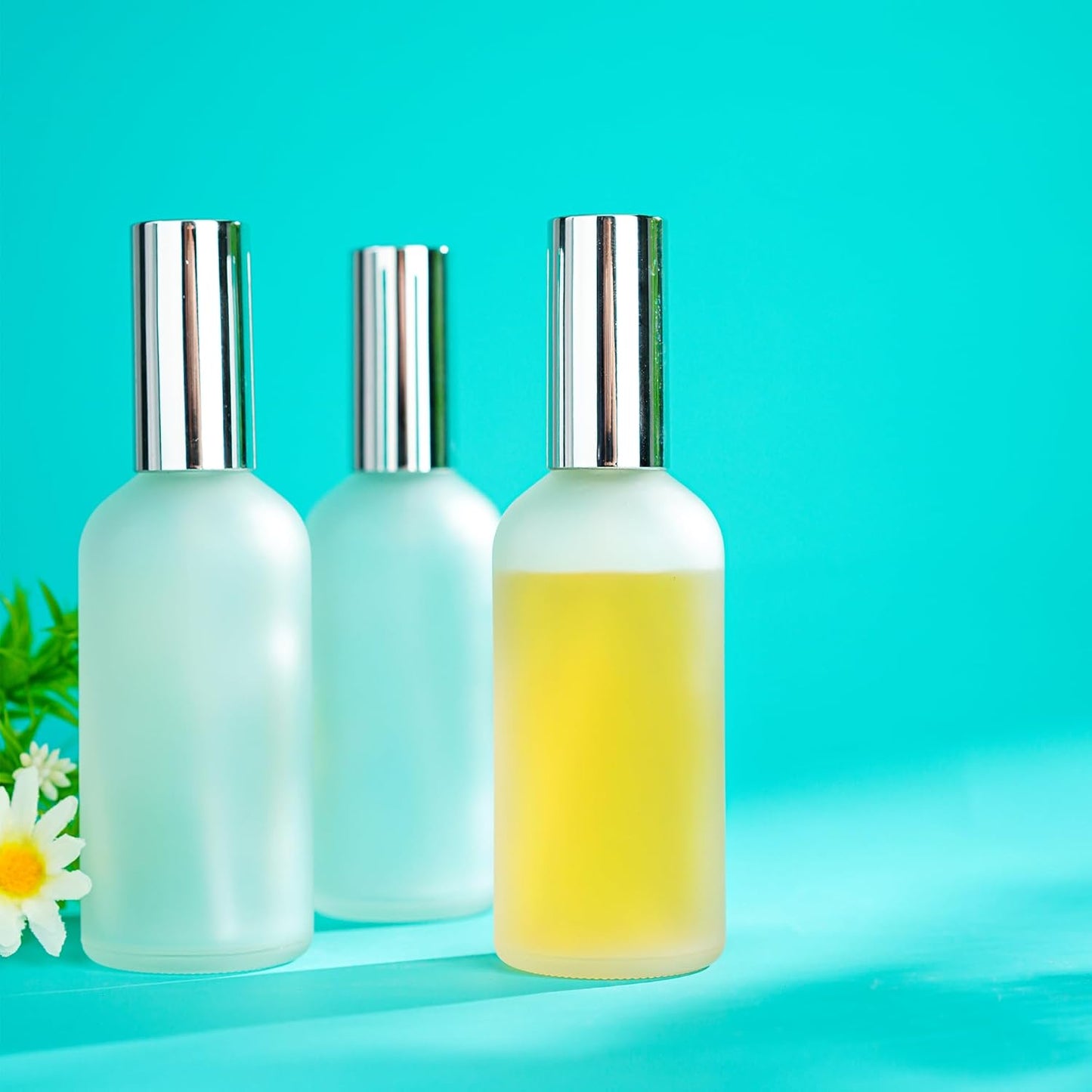 YU FENG Perfume Bottles Empty Glass Refillable Atomizer 3 Pack 100ml/3.4oz