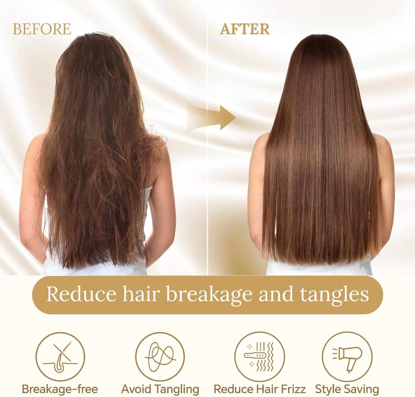 INFIIXSO Silk Pillow Cases 2 Pack Standard Size, Ultra Smooth & Soft Mulberry Silk Pillow Case for Hair and Skin, Breathable Cooling Silk Pillowcase with Hidden Zipper (Brunt Orange, 20x26 Inches)