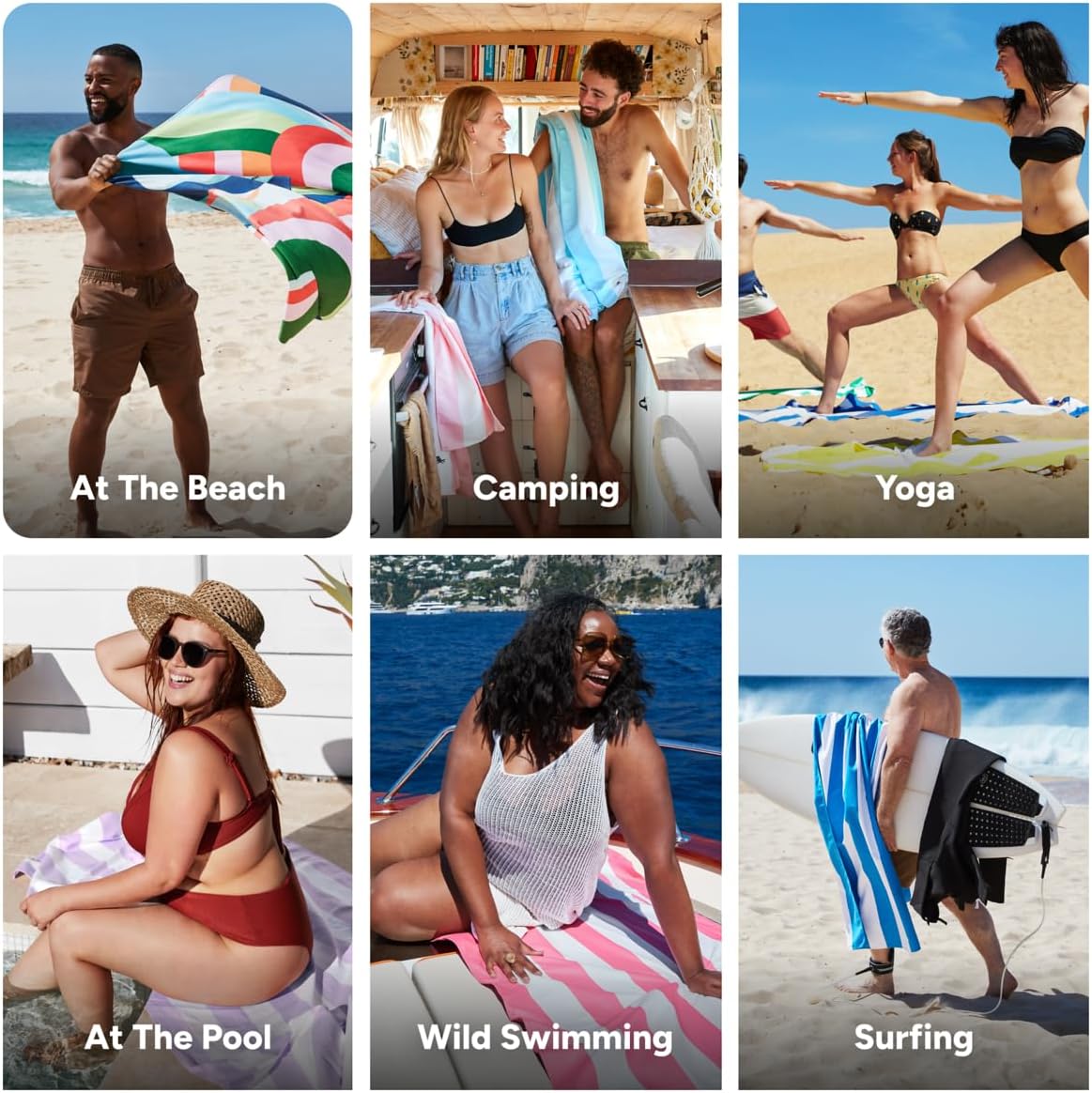 Dock & Bay Beach Towel - Quick Dry, Sand Free - Compact, Lightweight - 100% Recycled - Includes Bag - Fruit Loops - Large (160x90cm, 63x35)