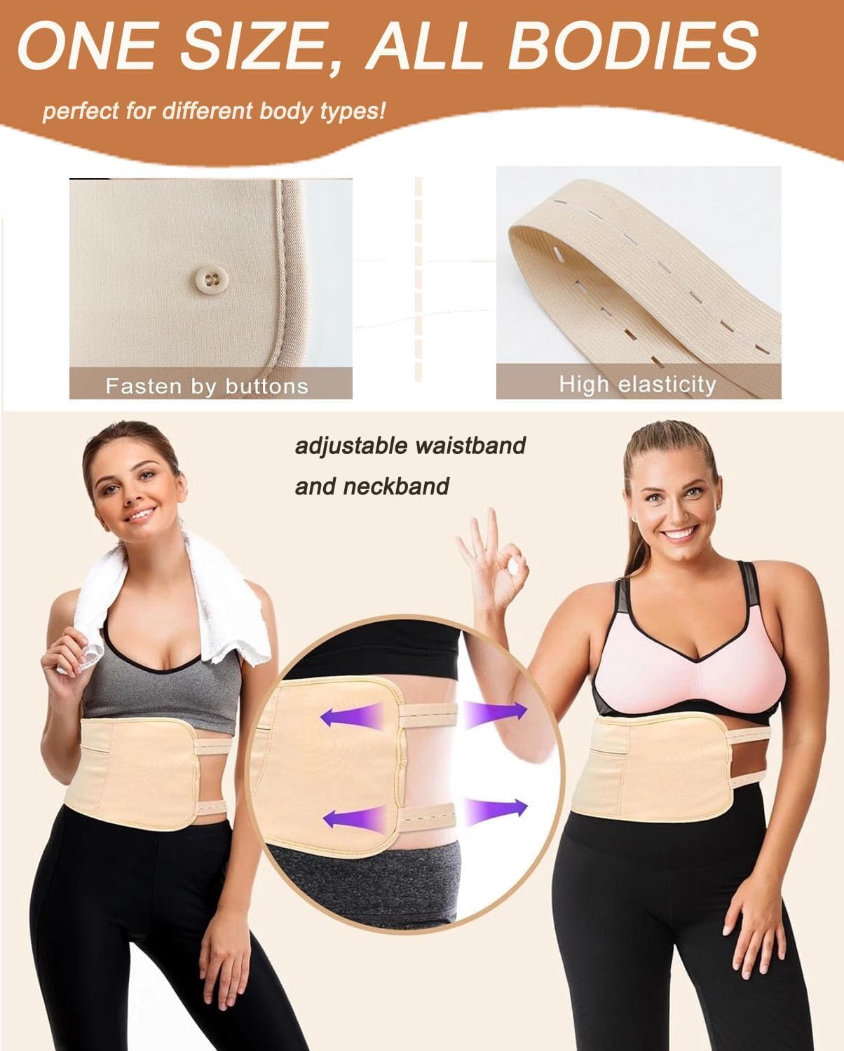 9-Piece Organic Cotton Body Wrap Kit - Multi-Size Thermal Packs for Neck, Back, Knees & Feet (Castor Oil Compatible) - Reusable Soothing Relief Set 2025