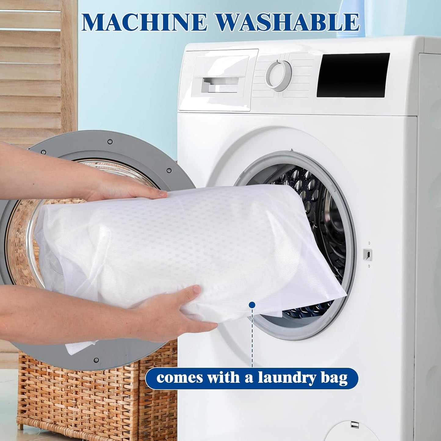 Bath Pillows for Tub, Afitton Luxury Bath Pillow Bathtub Pillow Headrest Neck and Back Support - with 4D Air Mesh Fabric & 6 Powerful Suction Cups, Ergonomic Bath Accessories Spa Gifts for Women Men