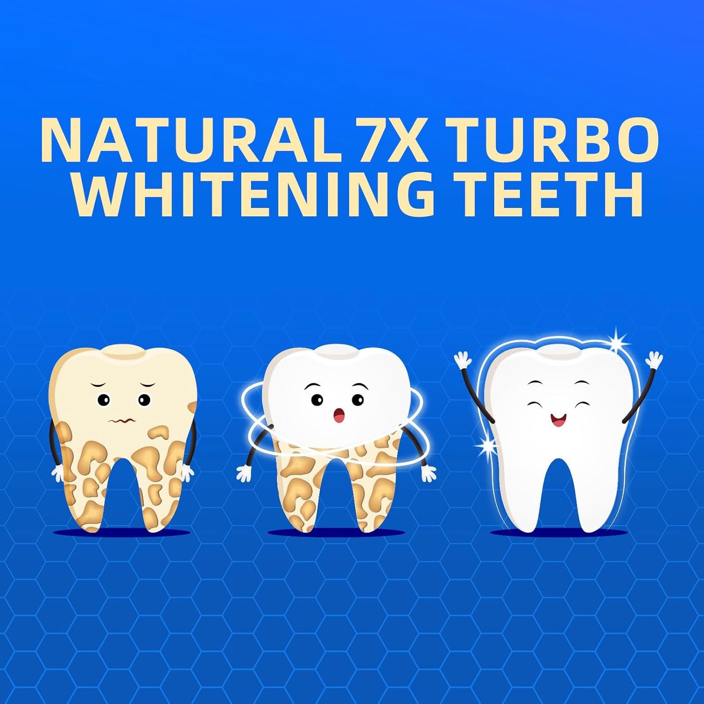 2-Pack 7X Turbo Whitening 18% Nano Hydroxyapatite Bee Wasp Venom Toothpaste for Enamel Repair,Sensitive Relief,Anti-Gingivitis,Anti-Cavity,Anti-Plaque -150 MIN Fresh Breath