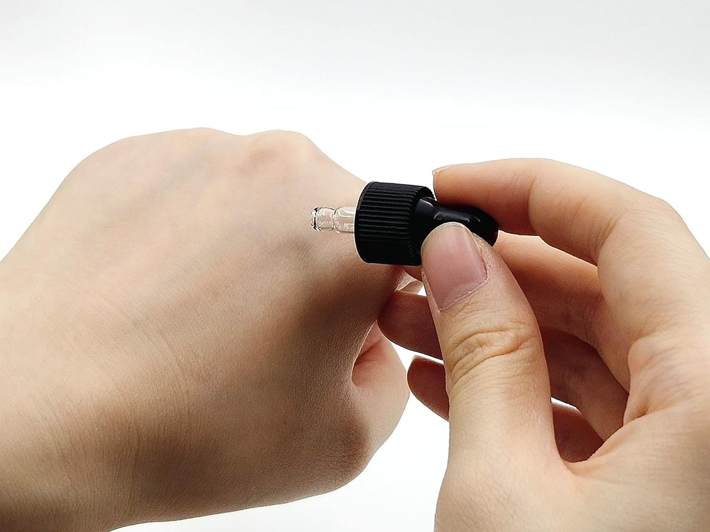 15Packs 1ml Tiny Amber Glass Mini Dropper Bottles for Essential Oils, Cosmetics, and Liquid Small Empty Travel Sample Vials with Dropper and Black Caps