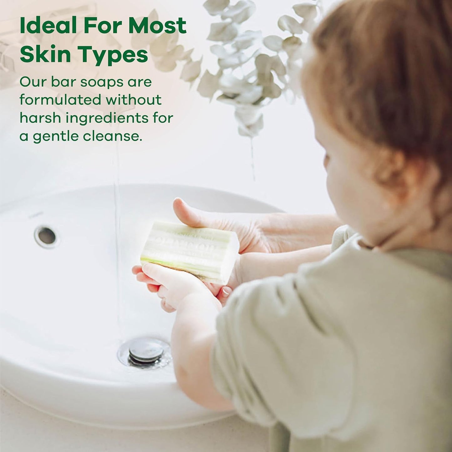 Australian Botanical Soap, 6.6 OZ, Lavender and Essential Oil, Triple Milled Bars made with a Natural Soap Base and Enriched with Organic Shea Butter, Pack of 8