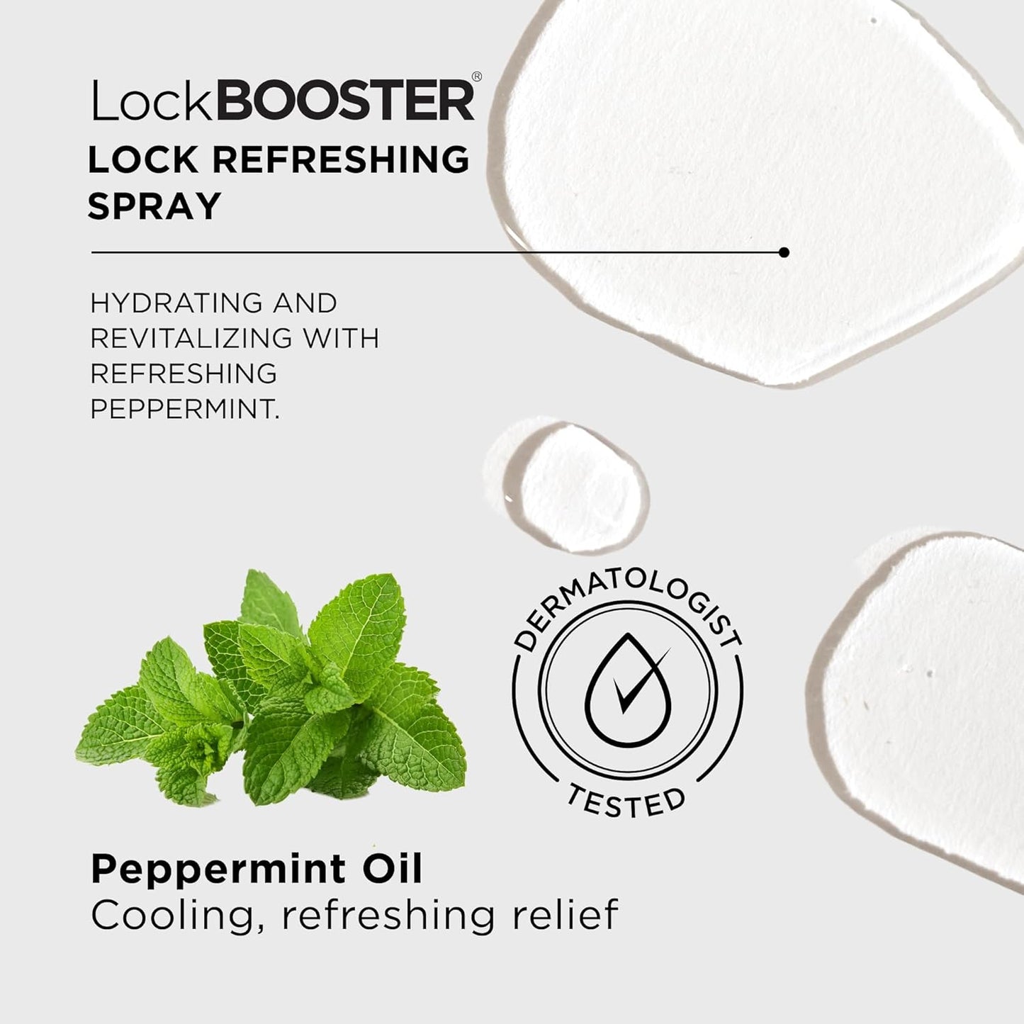 Style Factor LockBOOSTER Lock Refreshing Spray – Hydrating & Cooling Mist for Braids, Locs & Twists – Alcohol-Free Formula with Peppermint –Refresh Hair & Scalp 8 oz