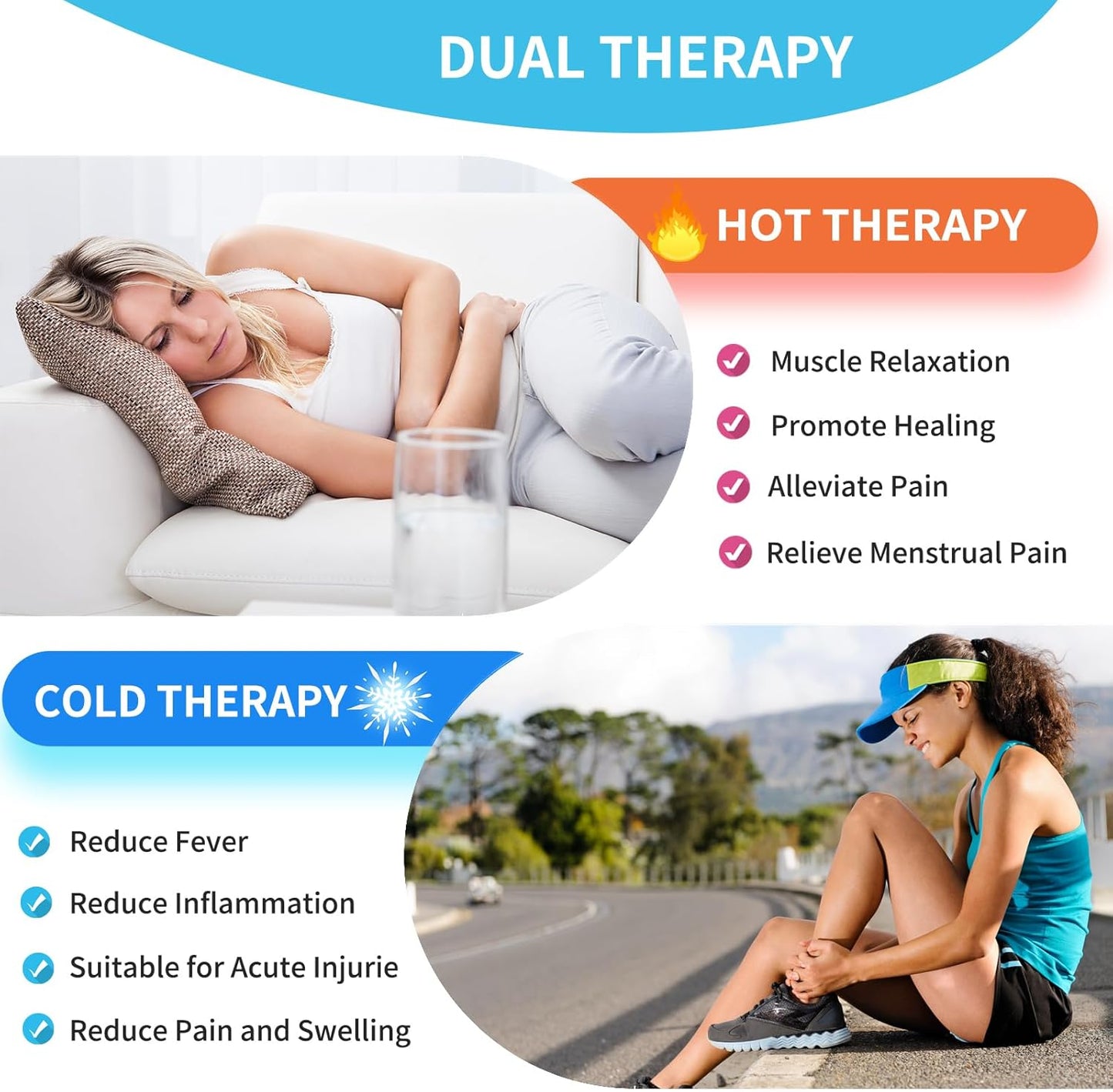 12 Pack Small Ice Pack for Injuries Reusable,Hot & Cold Gel Soft Ice Pack for Face,Eyes,Neck,Teeth,Foot,Headache,Allergies,Shoulder Pain Relief,Warm & Cold Compress for Boo Boos,Students(12Blue)