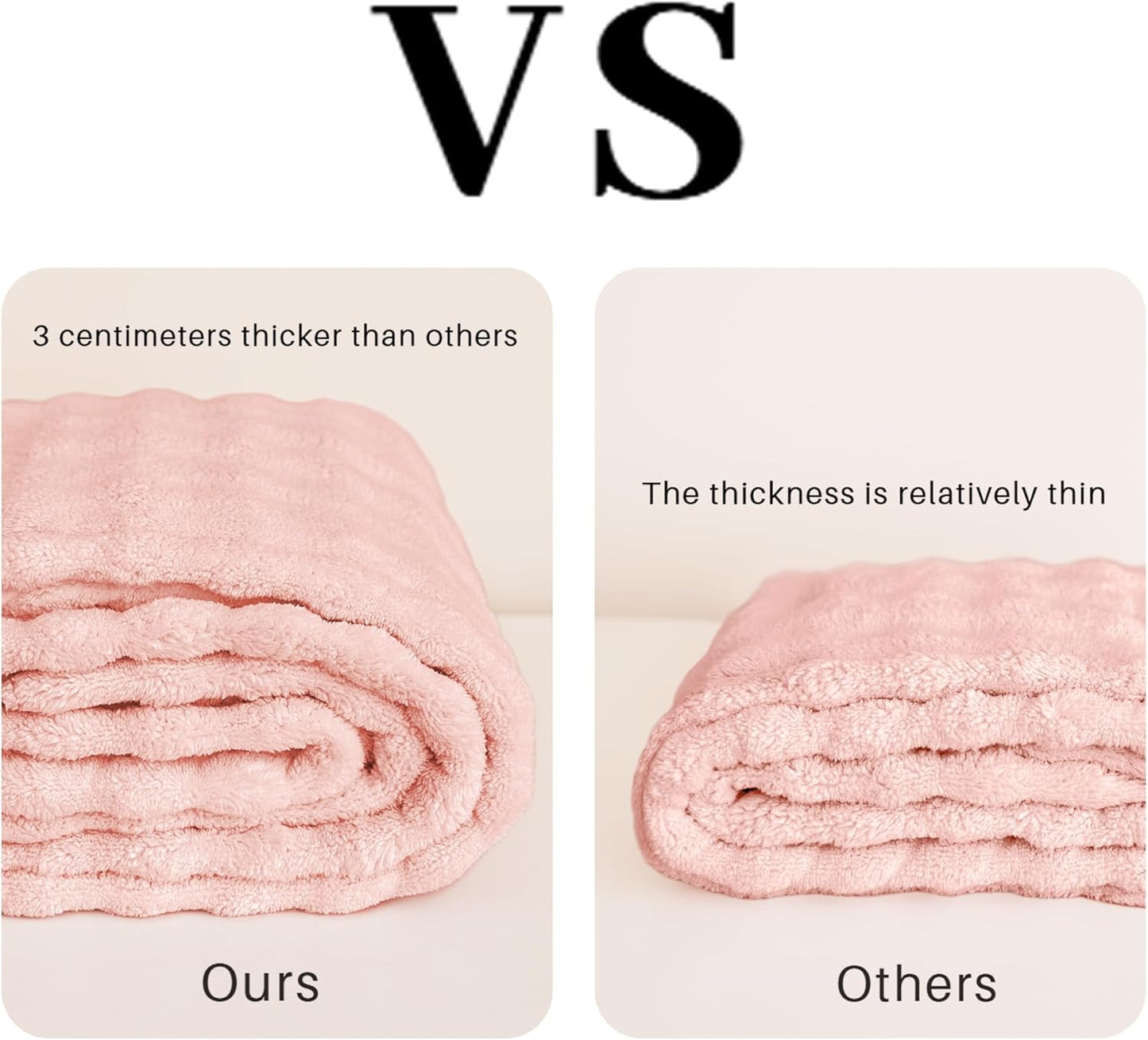 Microfiber Hair Towel Wrap for Women - 3 Pack Super Absorbent Quick Dry Hair Turban for Curly/Straight/Long/Short Hair (32"x11")