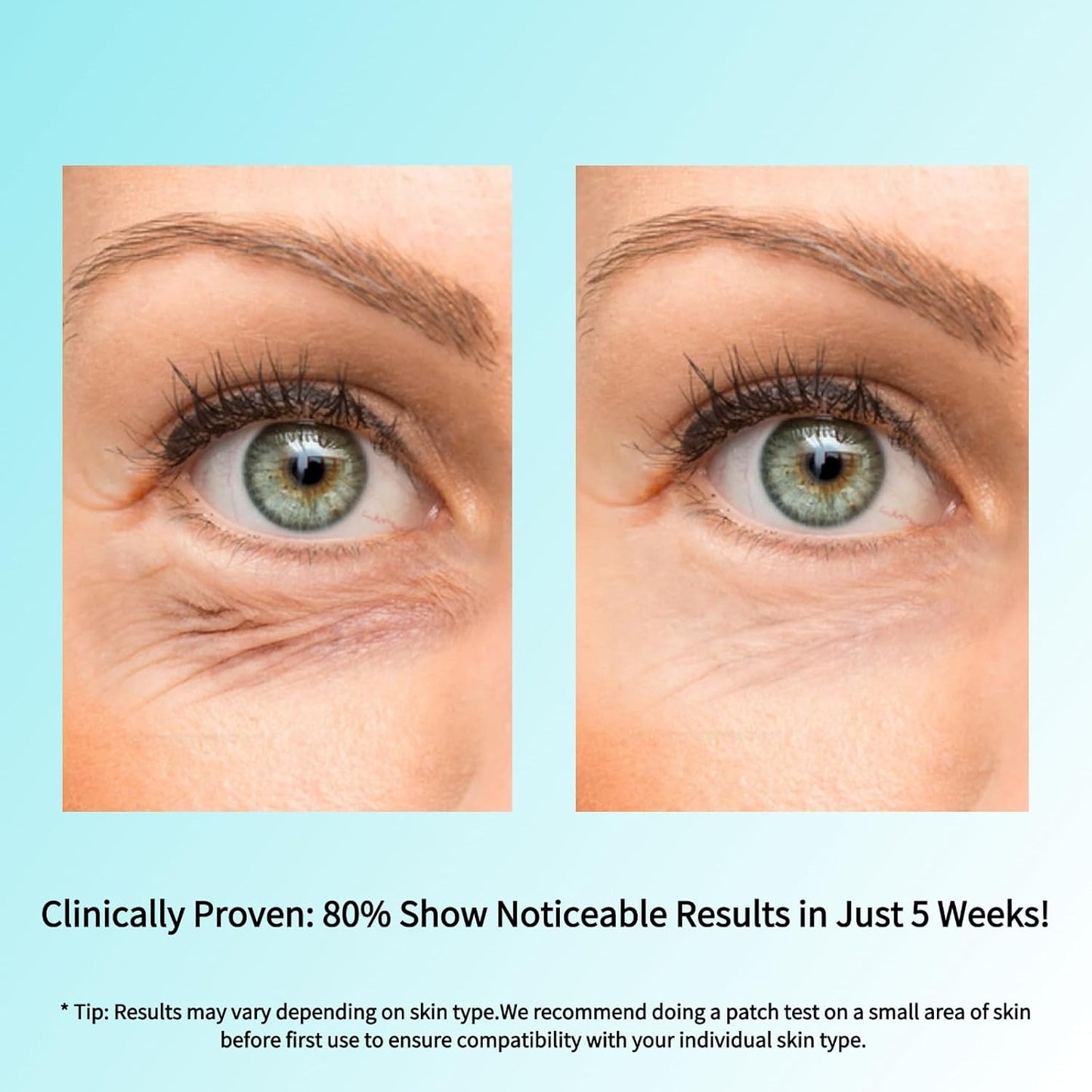 Retinol Eye Cream with Caffeine, Hyaluronic Acid & Vitamin C | Anti-Aging Under Eye Cream for Dark Circles, Wrinkles & Puffiness | Reduces Fine Lines Skin Care Treatment for Women & Men (15ml)