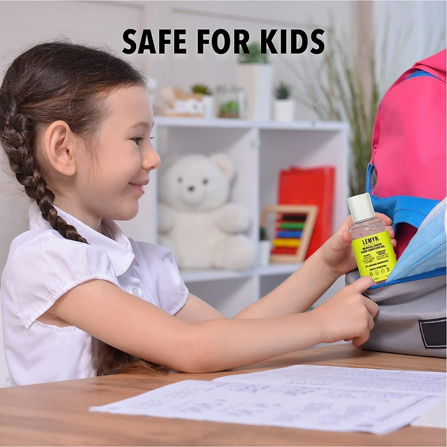 Medical Grade Hand Sanitizer Gel - 97% ORGANIC - 12 FL.OZ. (PACK OF 2)