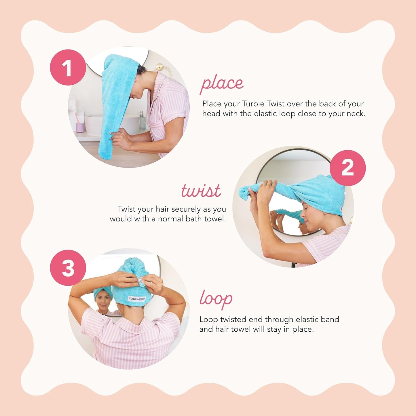 Turbie Twist 2-Pack Microfiber Hair Towel for Beauty, Travel, Gifting - Wrap Turban for Straight, Wavy & Curly Hair - Premium Personal Care- Golden Rod & Orangeade