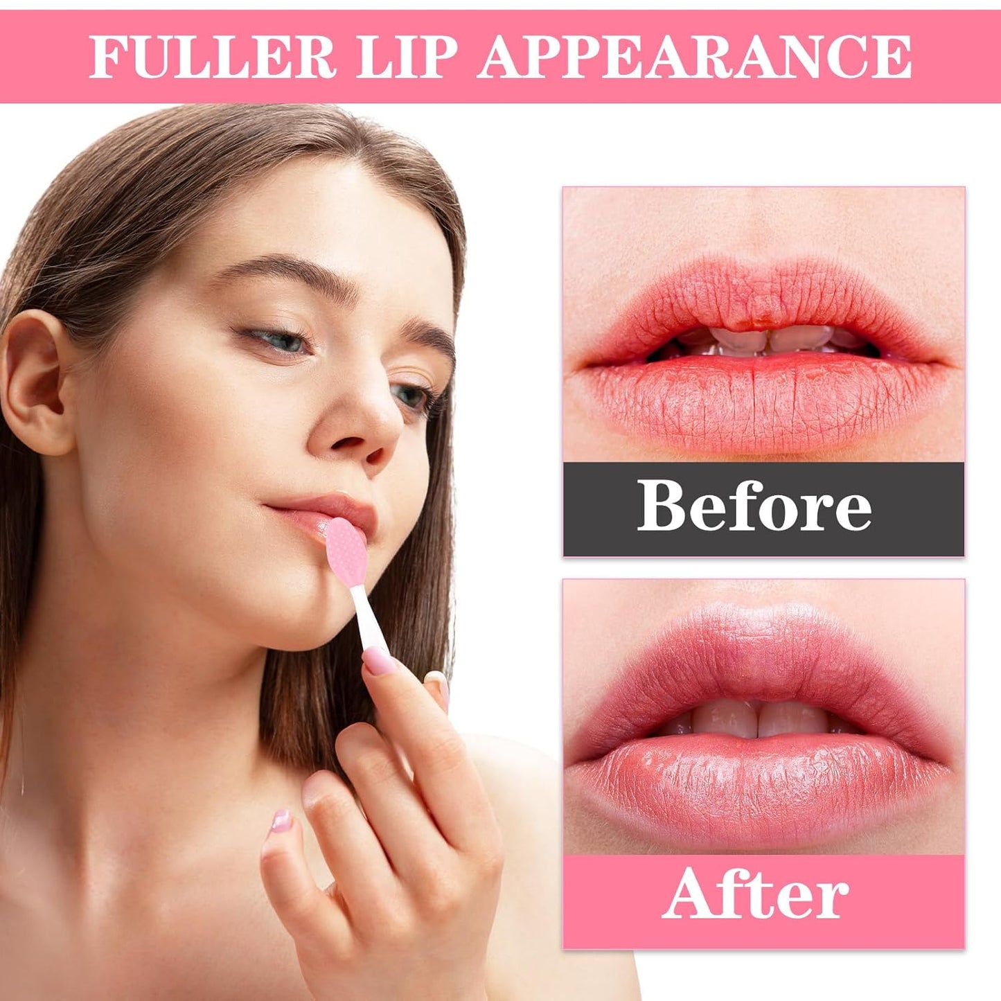 Soft Double-Side Lips Brush, 10Pcs Silicone Face Scrubber, Lip Scrub Brushes, Nose Clean Scrubber, Blackhead Removal Brushes, Gentle Exfoliating Tool for Lips Care Beauty (5 colors)