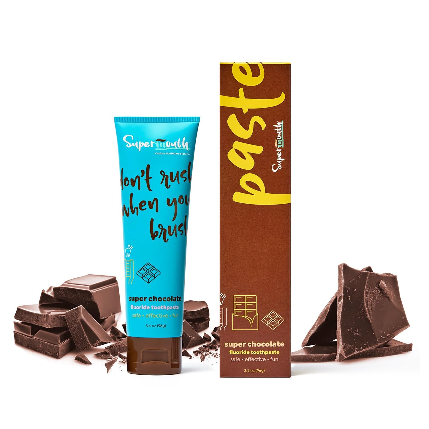 Fluoride Toothpaste - Adults & Kids, Fights Cavities, Whitens, Nano Hydroxyapatite, Dentist Developed, Safe Clean Ingredients, Gentle on Sensitive Teeth, Vitamins D3 & K2, 4 Tasty Flavors