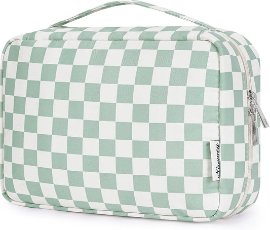 Narwey Small Hanging Travel Toiletry Bag for Women, Travel Bag for Toiletries, Makeup Bag Organizer Cosmetic Bags Make Up Bags for Girls