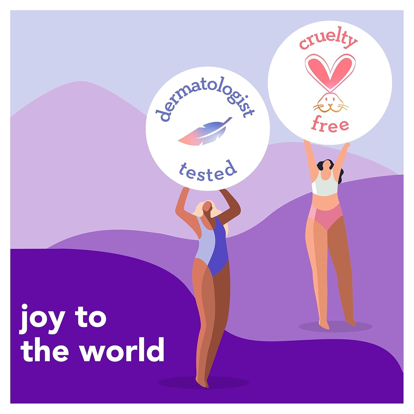 joy Razors for Women, 1 Handle, 4 Razor Blade Refills, Lavender, Lubrastrip to Help Avoid Skin Irritation