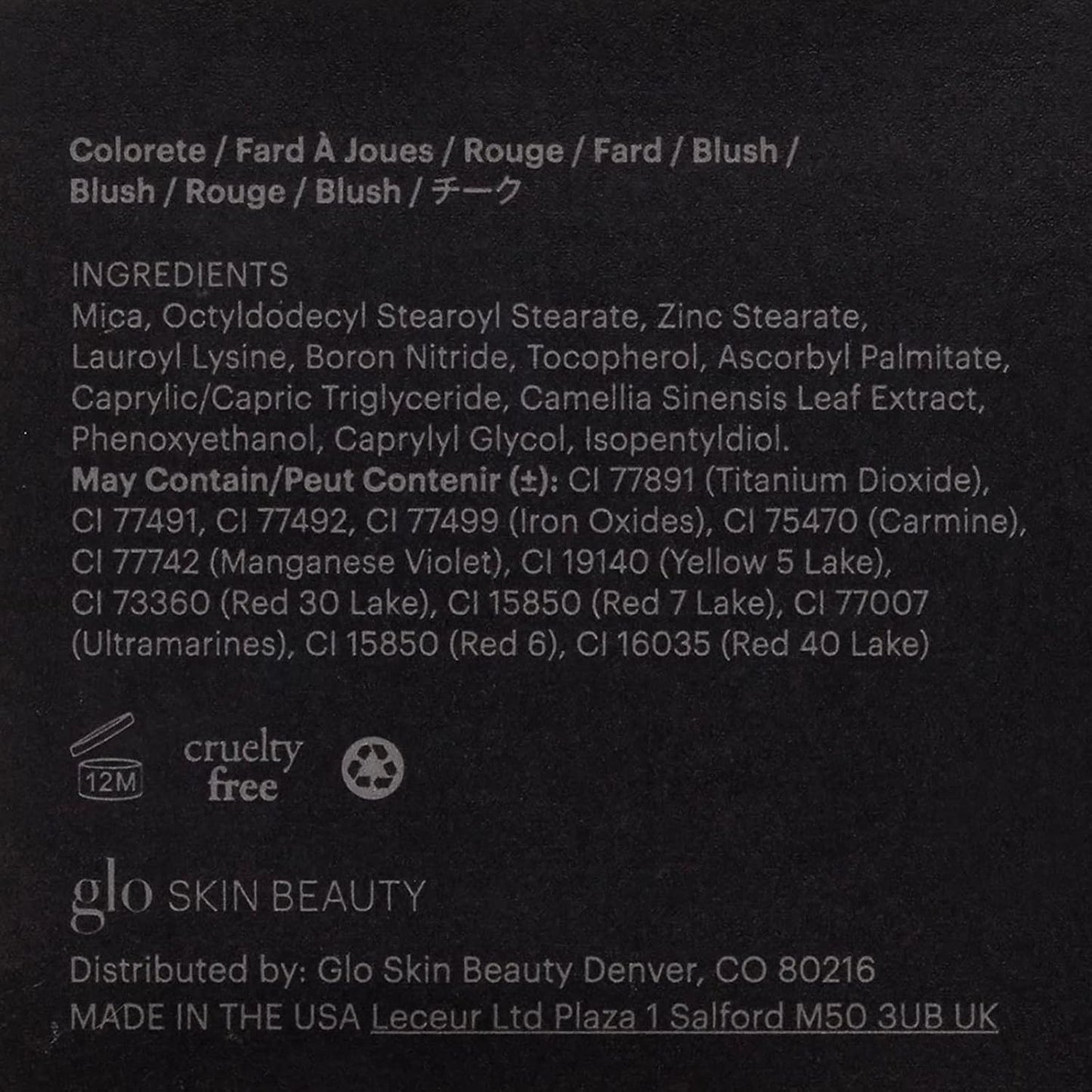 Glo Skin Beauty Blush (Sheer Petal) - Pressed Powder Blush for Cheeks, High Pigment Mineral Face Makeup Creates a Natural, Healthy Glow