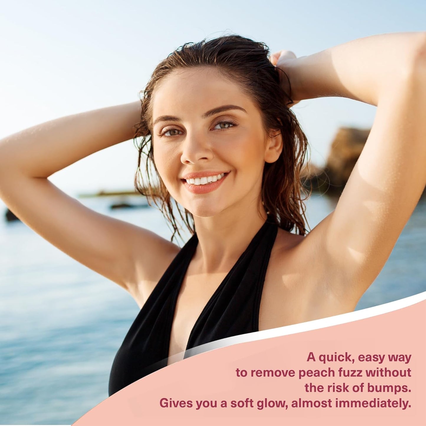 Facial Hair Removal for Women | Electric Razor Device Small Mustache Dermaplaning Remover Tools Tweezers Epilator Trimmer Face Dermaplane Shavers Beauty Gadgets Set Accessories by VISOFO (Coral)