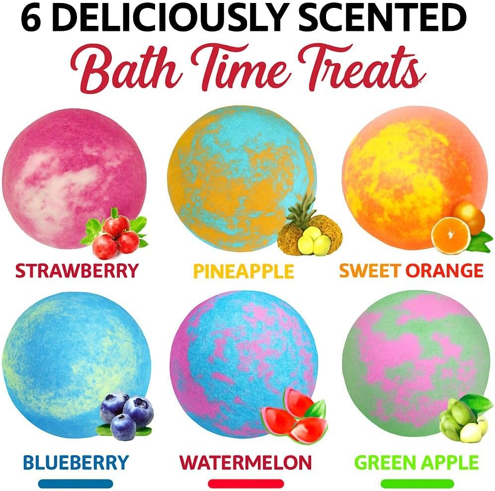 Bath Bombs for Kids with Surprise Inside, Unicorn Bath Bombs for Girls with Jewelry & Jewelry Box for Kids - Organic, Skin Moisturizing, Natural Bubble Bath, Birthday Gifts for Girls