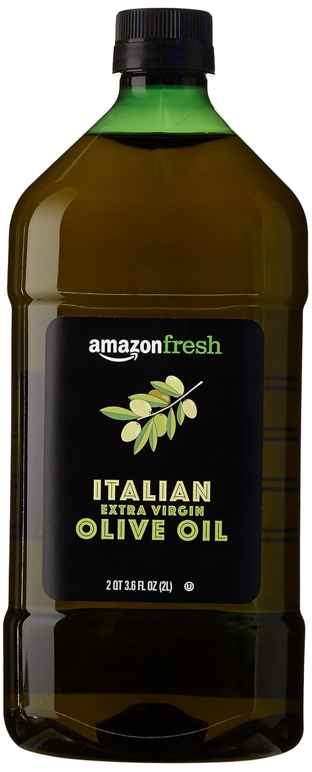 Amazon Fresh, Italian Extra Virgin Olive Oil, 2 Liter