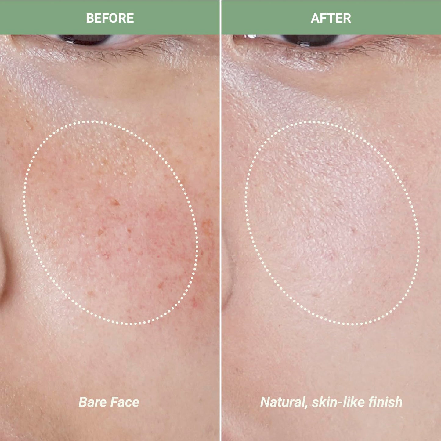 Meebak Cica Redness Solution Lite – Green Color Correcting CC Cream for Redness Relief w/Niacinamide & Centella Asiatica, Korean Tone Up Cream, Tinted Moisturizer for Sensitive, Fair to Medium Skin