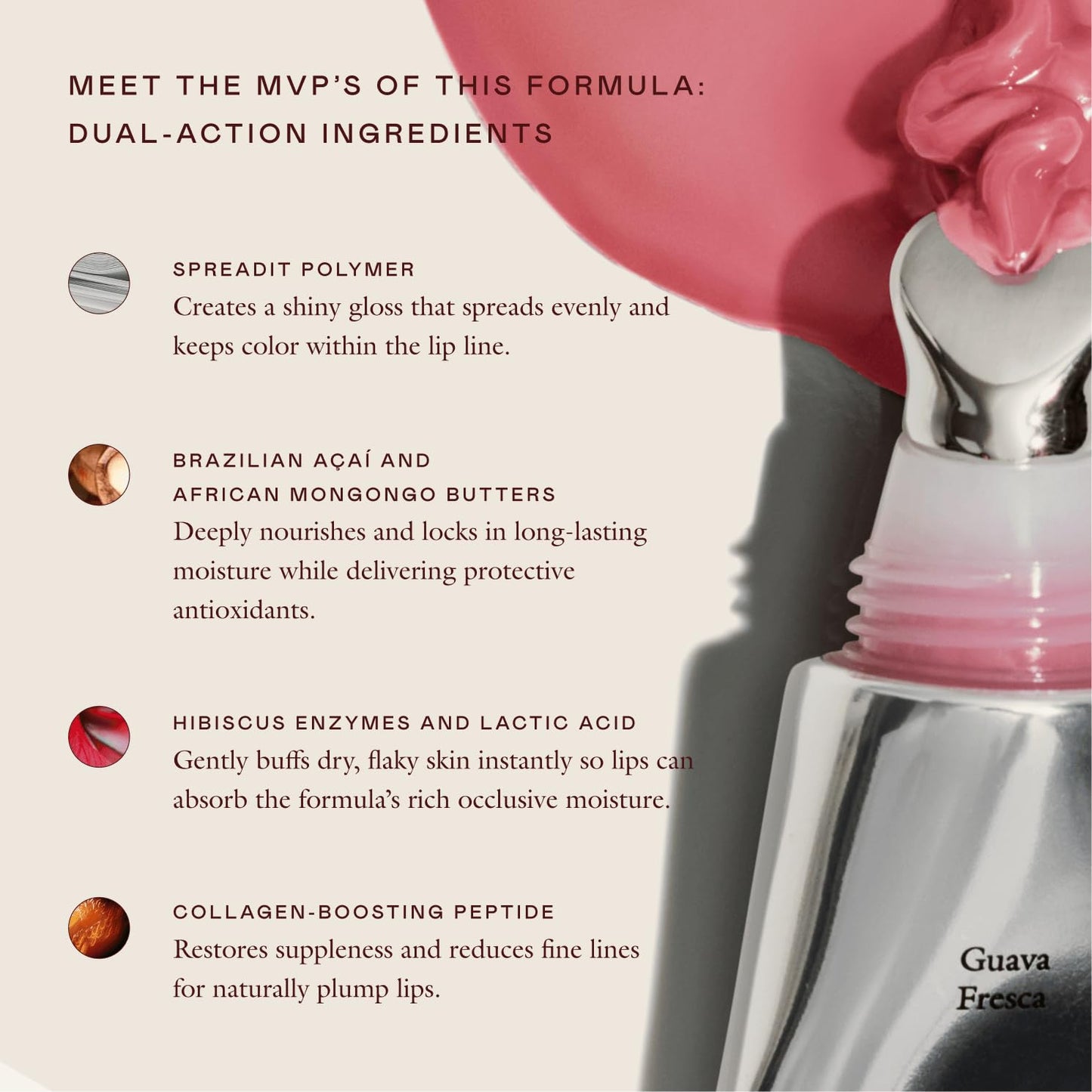 EADEM Le Chouchou Lip Softening Balm, Lip Gloss for Women, Lip Plumper & Lip Mask, Overnight Hydrating & Moisturizing Luxury Lip Balm, 0.5 oz, Butter Mochi