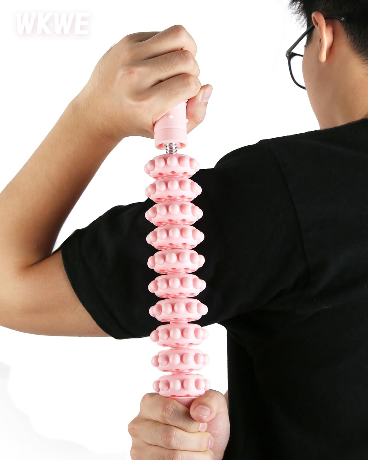 Muscle Roller Stick with Trigger Points - Bendable Body Massage Stick to Help Legs, Back, Neck Recovery, Relief Muscle Soreness, Cramping and Tightness