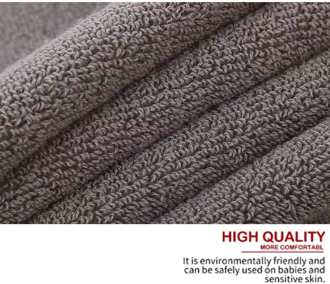 2 Pack Hand Towels for Bathroom (14 x 30 Inch)-100% Cotton Hand Towel, Highly Absorbent and Quick Dry Face Washcloth, Home Soft Premium Towel for Hotel, Bath, Kitchen and Spa(Gray)