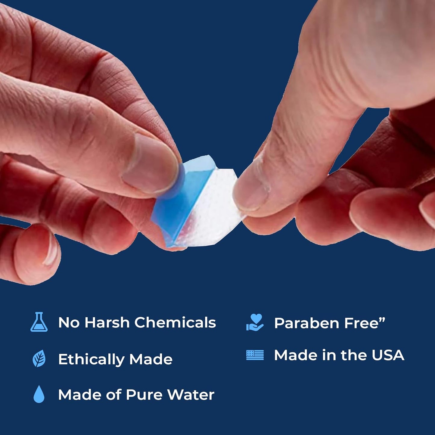 Hexagels Plus Aloe Vera - Advanced Healing Hydrogel Pads for Blister Prevention & Soothing Burn Care - Foot, Heel, Toe, & Ankle Protection, Pack of 200, 1-Inch Patches, Original Formula