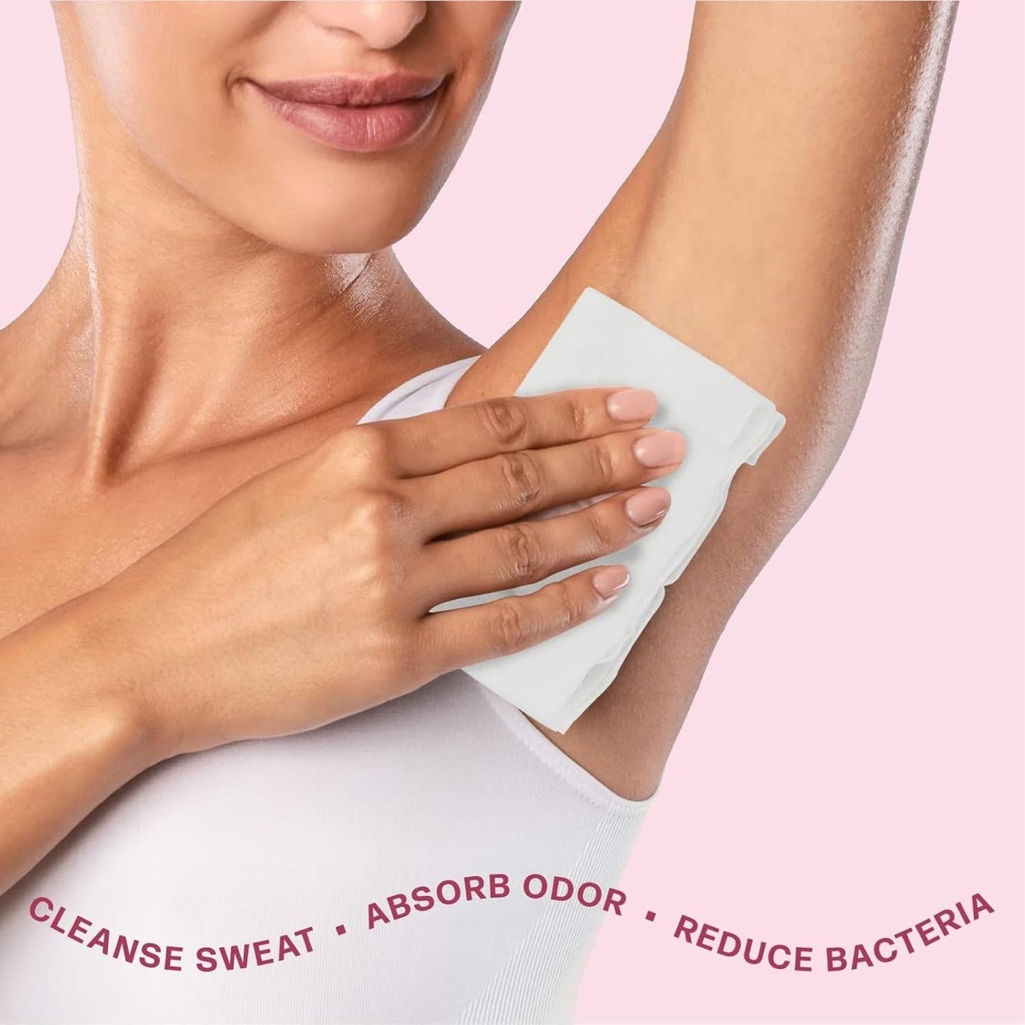 Dew Well - Deodorant Wipes - A Fresh Start When You’re On the Go - Aluminum, Paraben, and Sulfate Free - Rose Scent - 50 Individually Wrapped Wipes