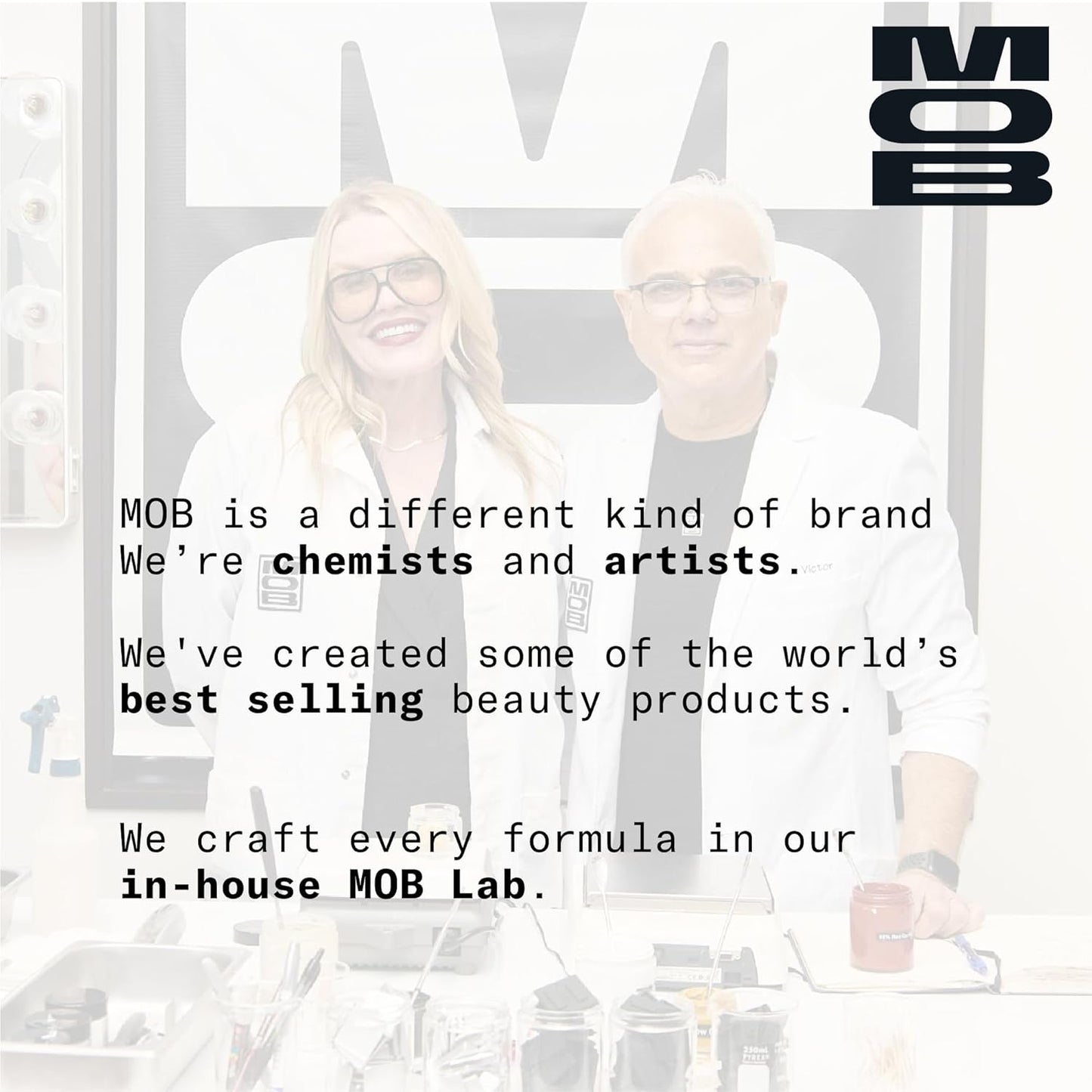 MOB Beauty Cream Clay Eyeshadow M114 – Muted Rose | Skincare-Infused, Vegan, Cruelty-Free, Blendable Cream-to-Velvet Finish, Buildable Pigment, Clean Eyeshadow in Sustainable, Biodegradable Compact