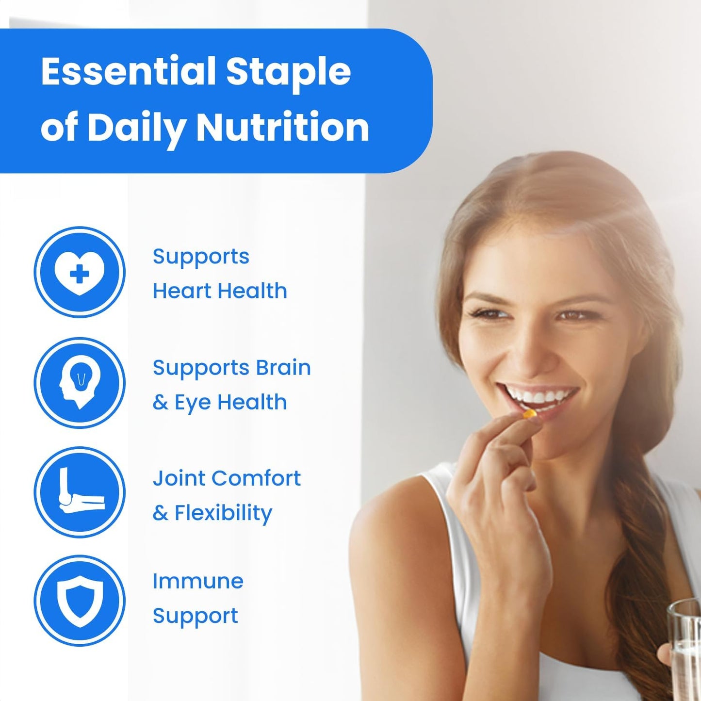 Triple Strength Omega 3 Fish Oil 3600 mg | EPA & DHA | 180 Softgels | Burpless Fish Oil Supplement, Wild Caught | Over 2100mg Omega-3 Fatty Acids Supplements | Natural Lemon Flavor Omegas 3 Pills