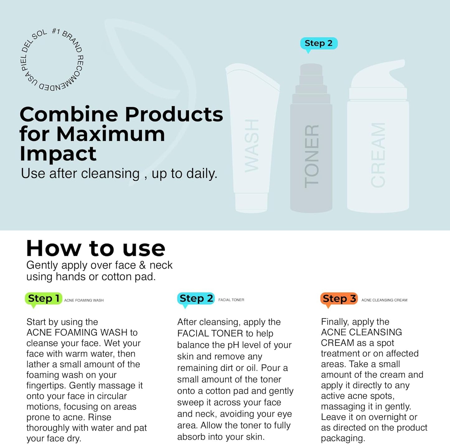 Alcohol-Free Facial Toner for Exfoliation, Intensive Hydration with Natural Antioxidants for Skin Regeneration, Ideal for All Skin Types, and Soothing & Revitalizing Face Toner 100ml.