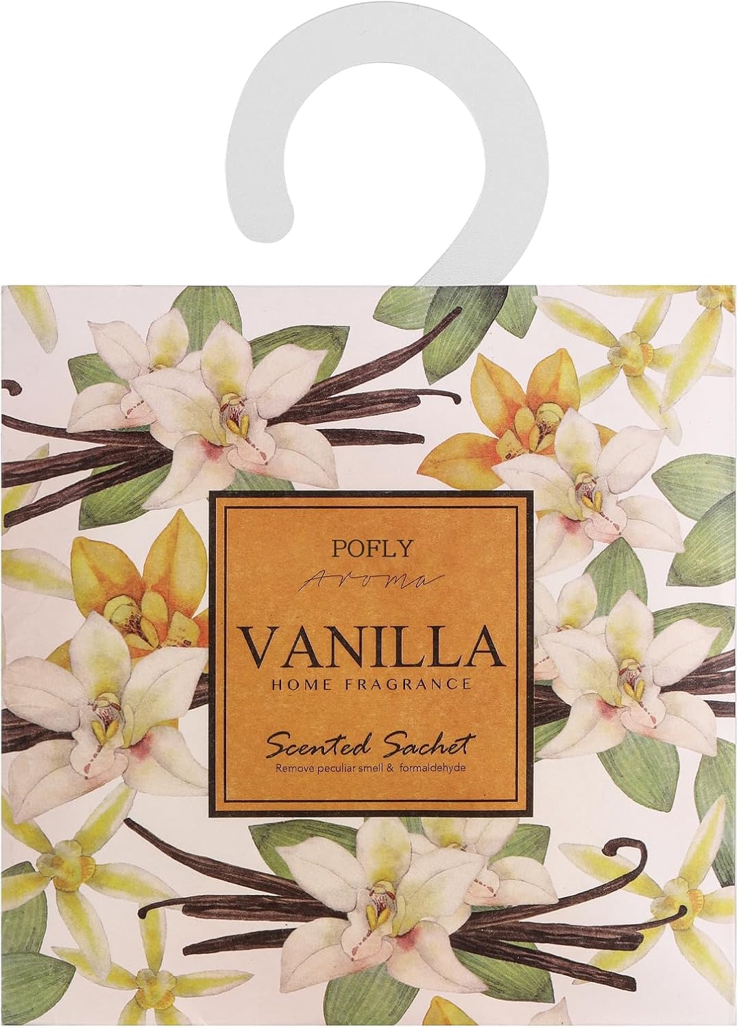 12 Packs Vanilla Scented Sachets – Long-Lasting Air Freshener & Closet Deodorizer for Drawers, Closets, Cars & Wardrobes