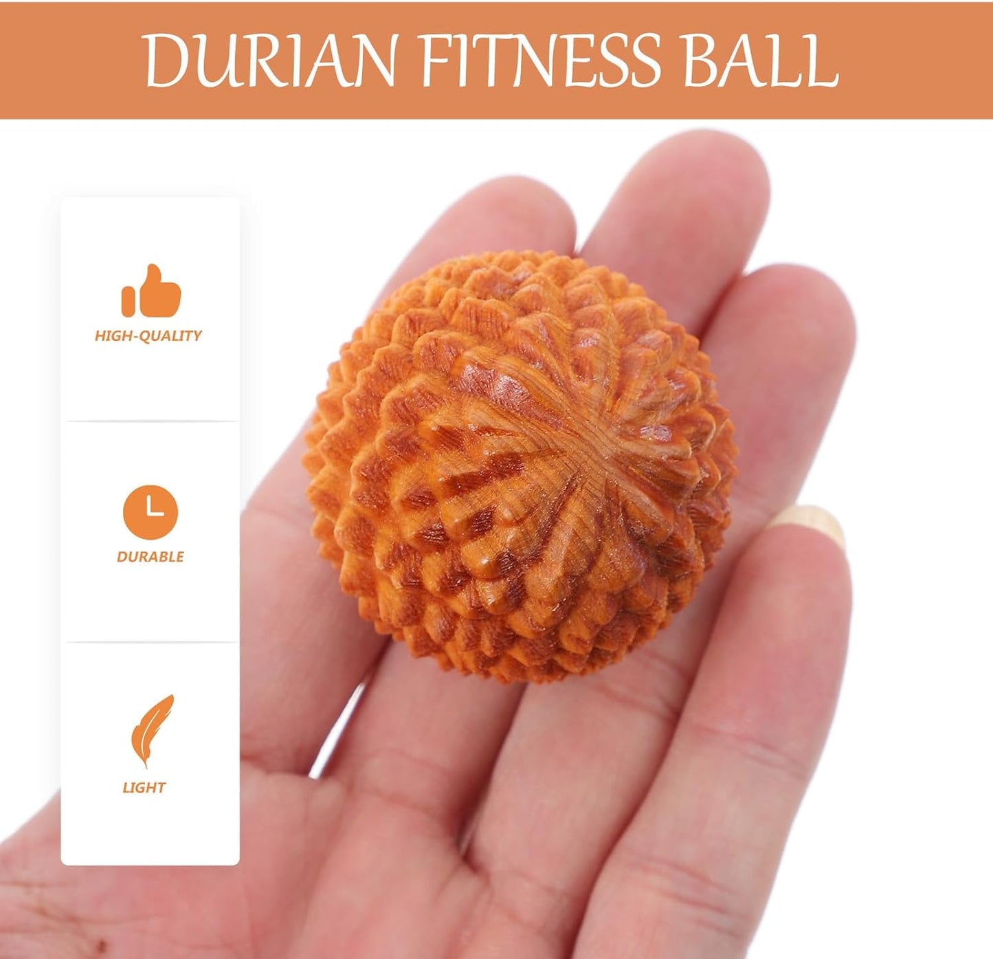 Wood Hand Exercise Ball Massage Ball Chinese Exercise Baoding Wood Massage Tools Health Exercise Cypress Massage Balls for Hand Exercise