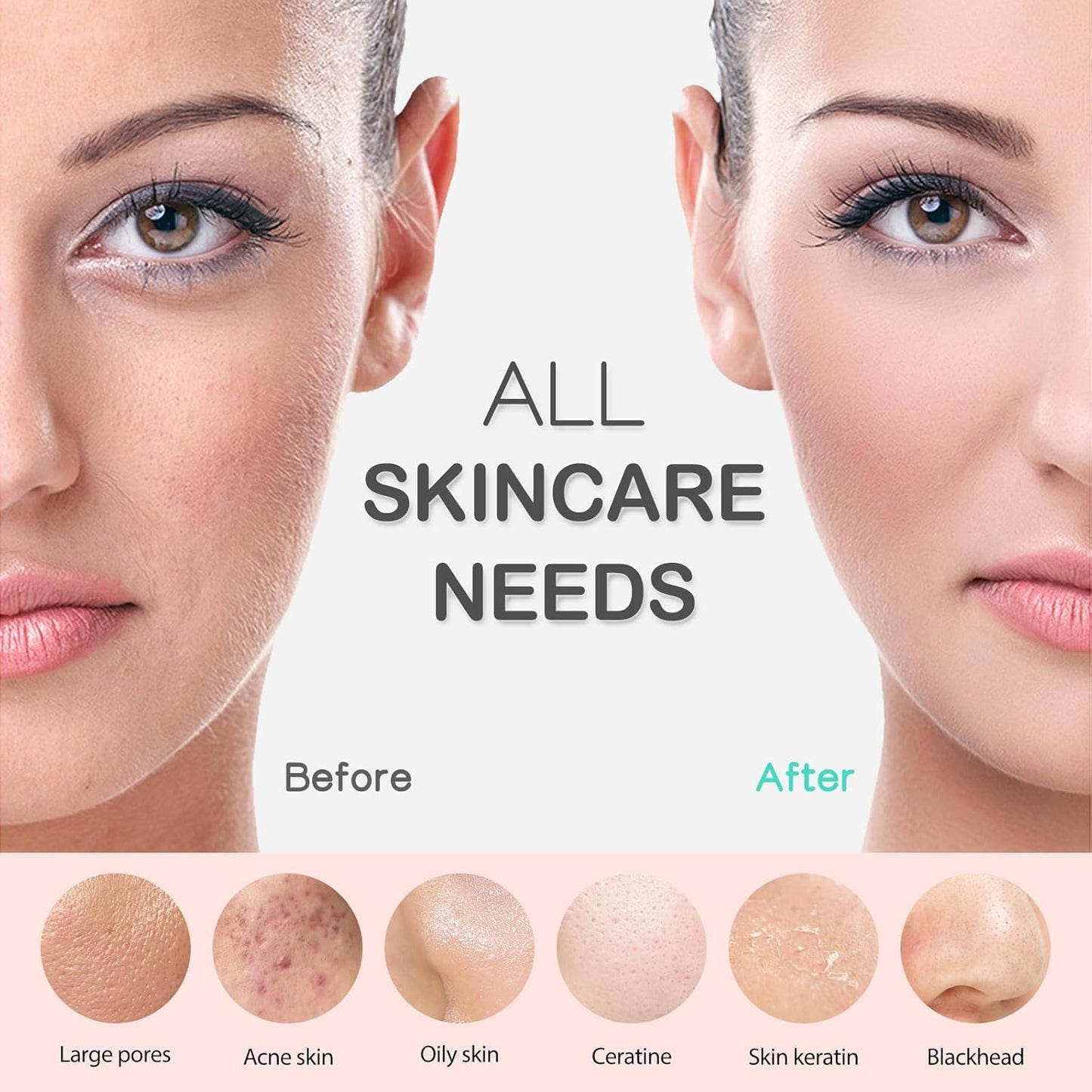 PRITECH Silicone Face Scrubber, Rechargeable Facial Cleansing Brush with Heat Massage End, Vibrating Exfoliator Scrubber for Deep Cleaning, Waterproof Face Brush for Women and Men (Green)