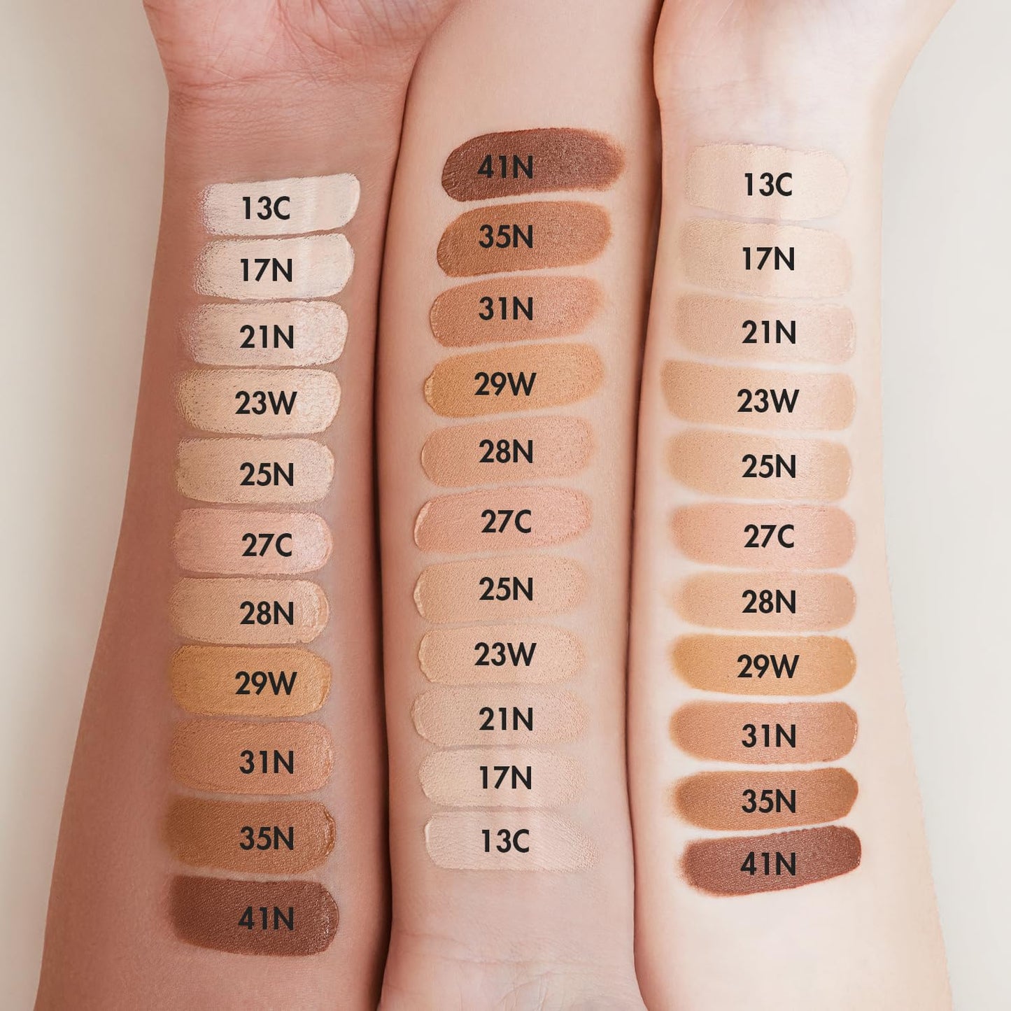 AGE20'S Signature Essence Pact SPF 50+ | Pack of 2 | 17N IVORY | Cream Foundation, Dewy Finish, Natural Coverage | Korean Cushion Foundation