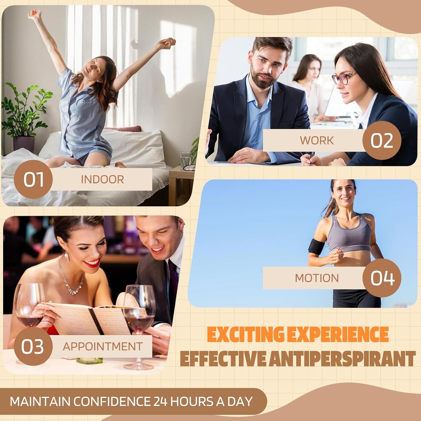 50 Pcs Underarm Sweat Pads for Women Men, Disposable Absorbent Armpit Sweat Pads for Under Arms Clothing, Invisible Self-adhesive Arm Pit Anti Sweat Patches (50)