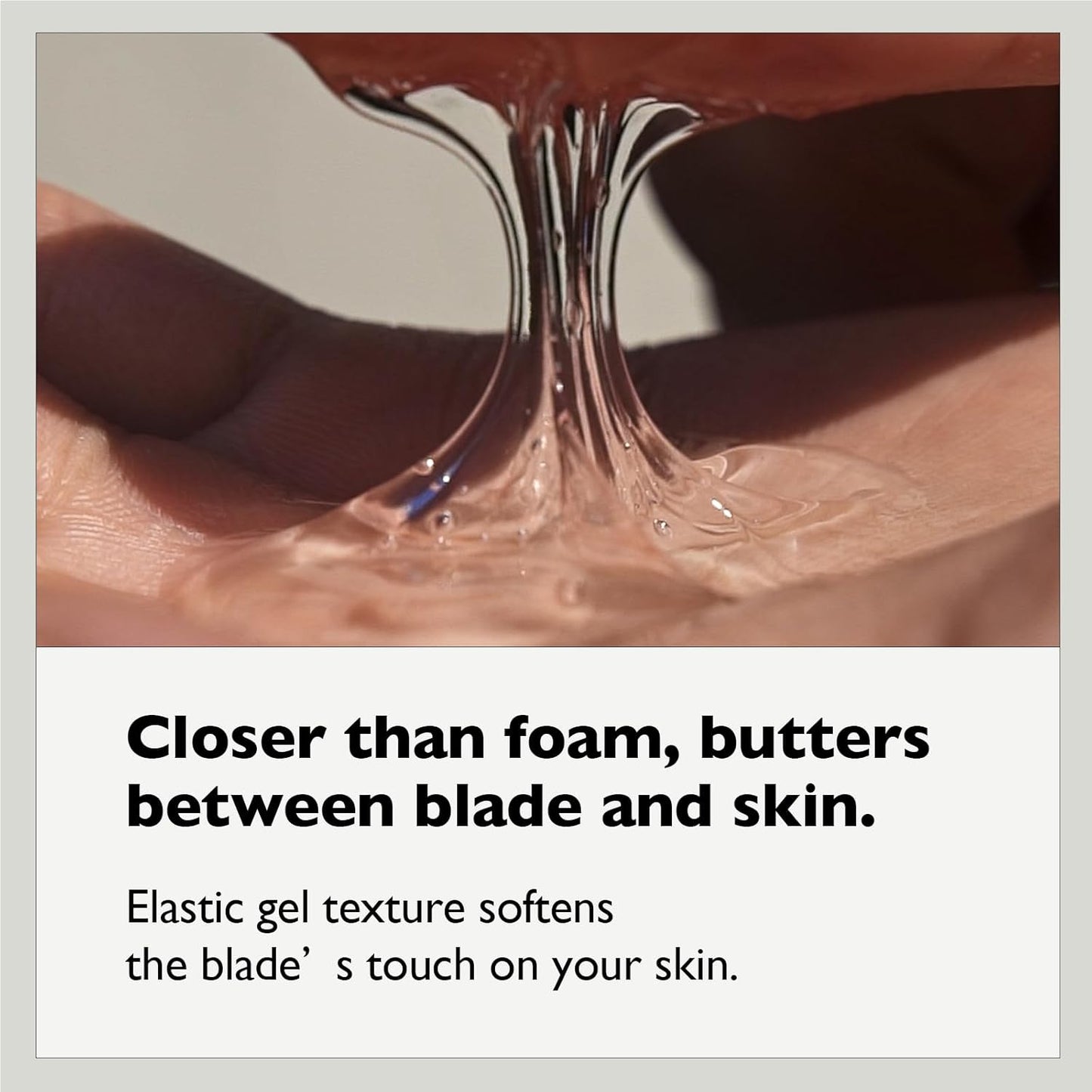 Cica Shaving Gel, Transparent, non-foaming soothing gel, enriched with Centella Asiatica, Aloe Vera and Panthenol for Skin Protection for all sensitive type skin 8.45 oz