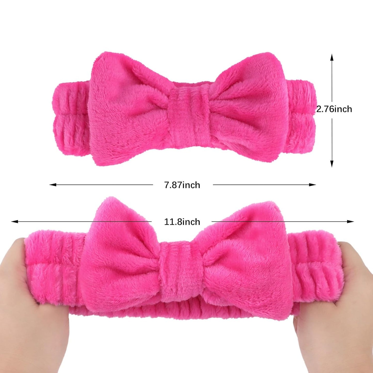 CIEHER Spa Headband, 8 Pcs - Bachelorette Party Favors, Bride & Bridesmaid Gifts, Skincare Makeup Face Wash Headbands