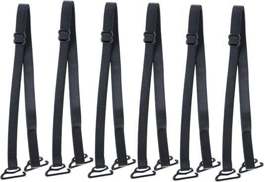 Magicmode 3 Pairs Bra Strap Replacement Elastic Adjustable Removable Multi Color