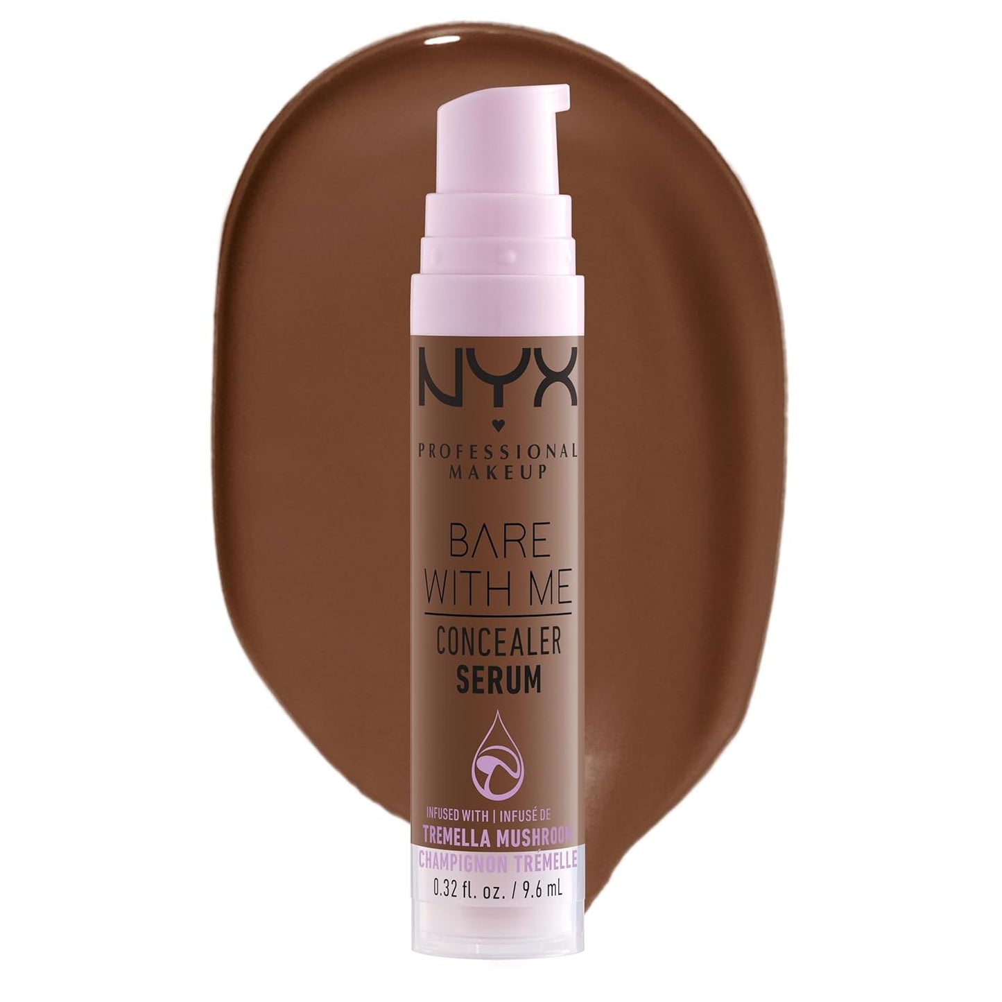 NYX PROFESSIONAL MAKEUP Bare With Me Concealer Serum, Up To 24Hr Hydration - Rich