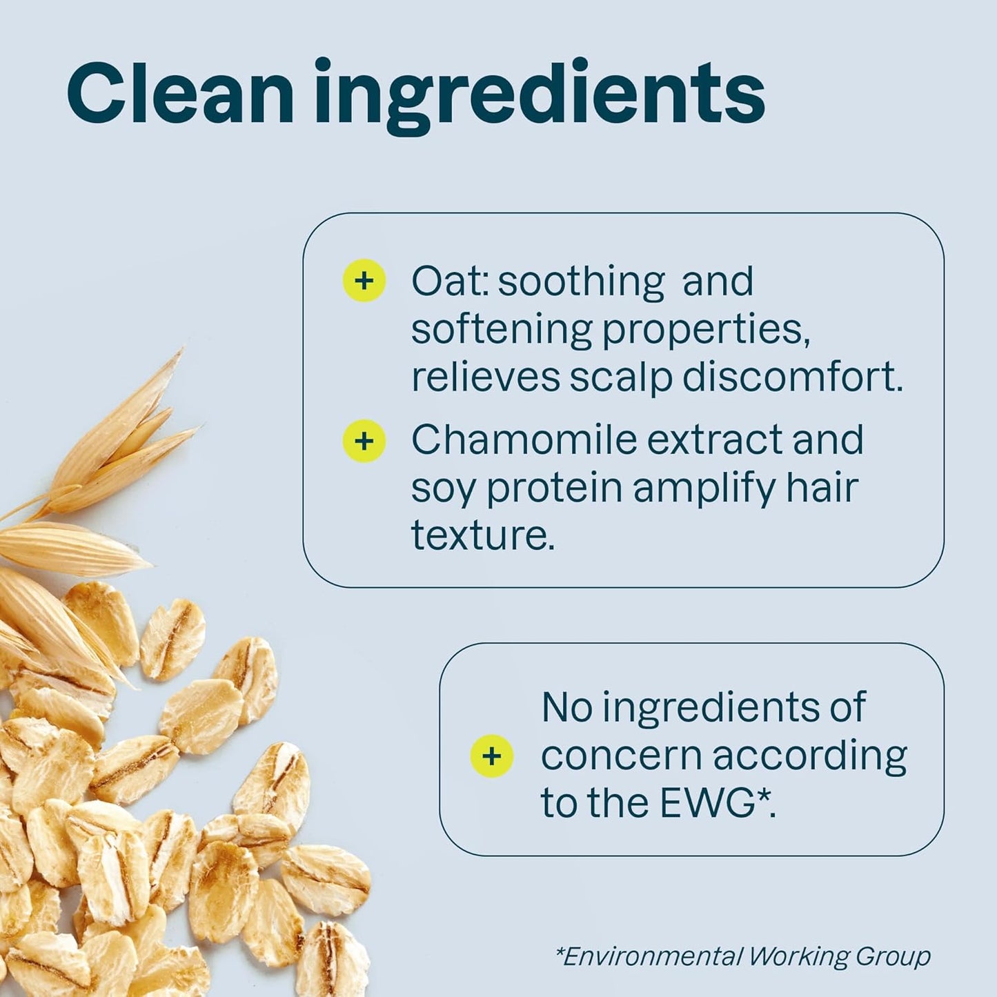 ATTITUDE Hair Shampoo for Sensitive Dry Scalp, EWG Verified, Soothing Oat, For Thin Hair, Naturally Derived Ingredients, Vegan and Plant-Based, Volume and Shine, Chamomile, 16 Fl Oz