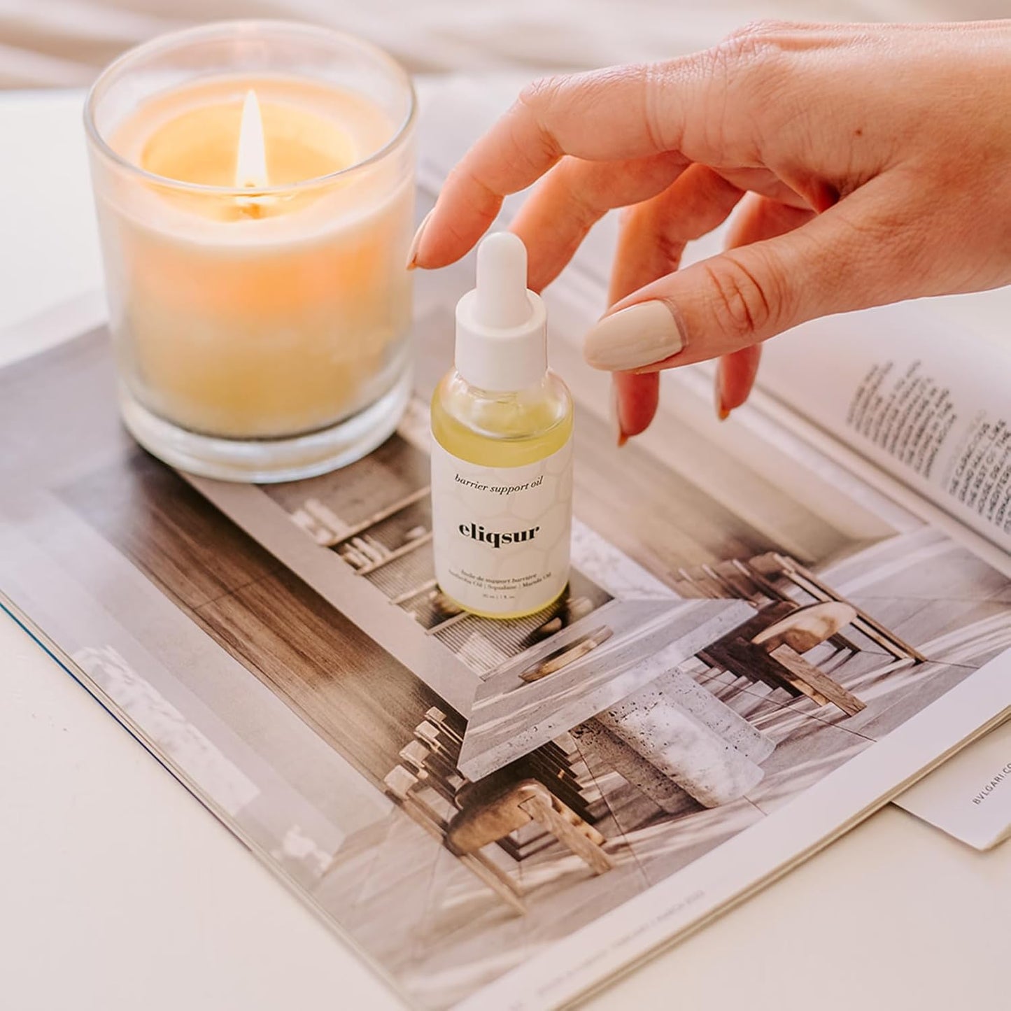 Elisqur Barrier Support Oil – Repair, Glow and Moisturize face, Hydrating Cream for Dry Skin, Nourishes and Protects