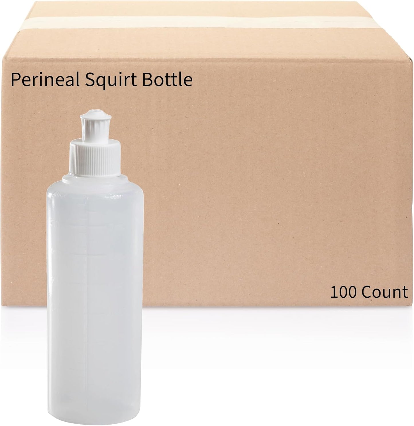 Vakly Perineal Squirt Bottle, Postpartum Lavette Irrigation Peri Wash Bottle, Refillable Cleansing Bottles for New Moms, Hemorrhoids or Bidet Use (100)