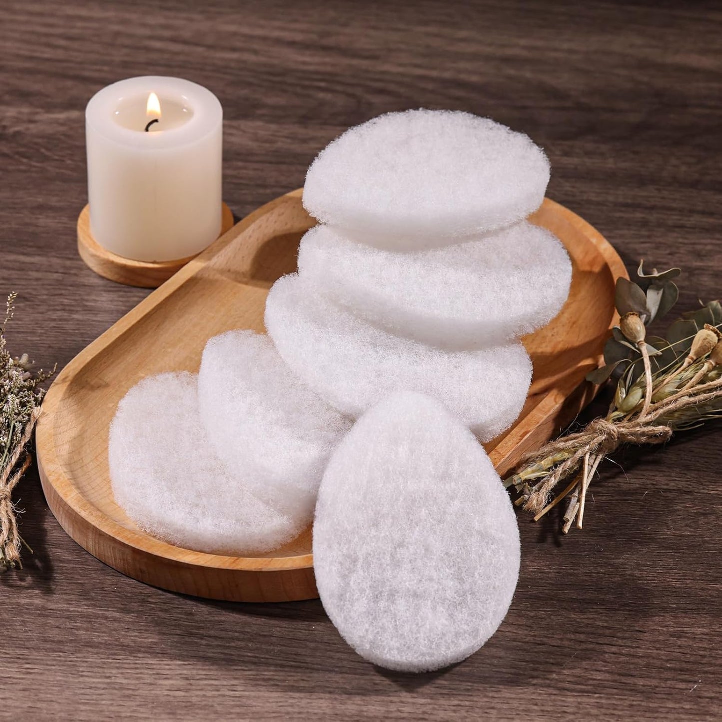 Yiclick 6 Packs Exfoliating Facial Sponge - Daily Cleansing Face Scrubber Exfoliator, Makeup Blackhead Remover Tools, Face Scrub Brush, Reusable Exfoliating Pads for Women