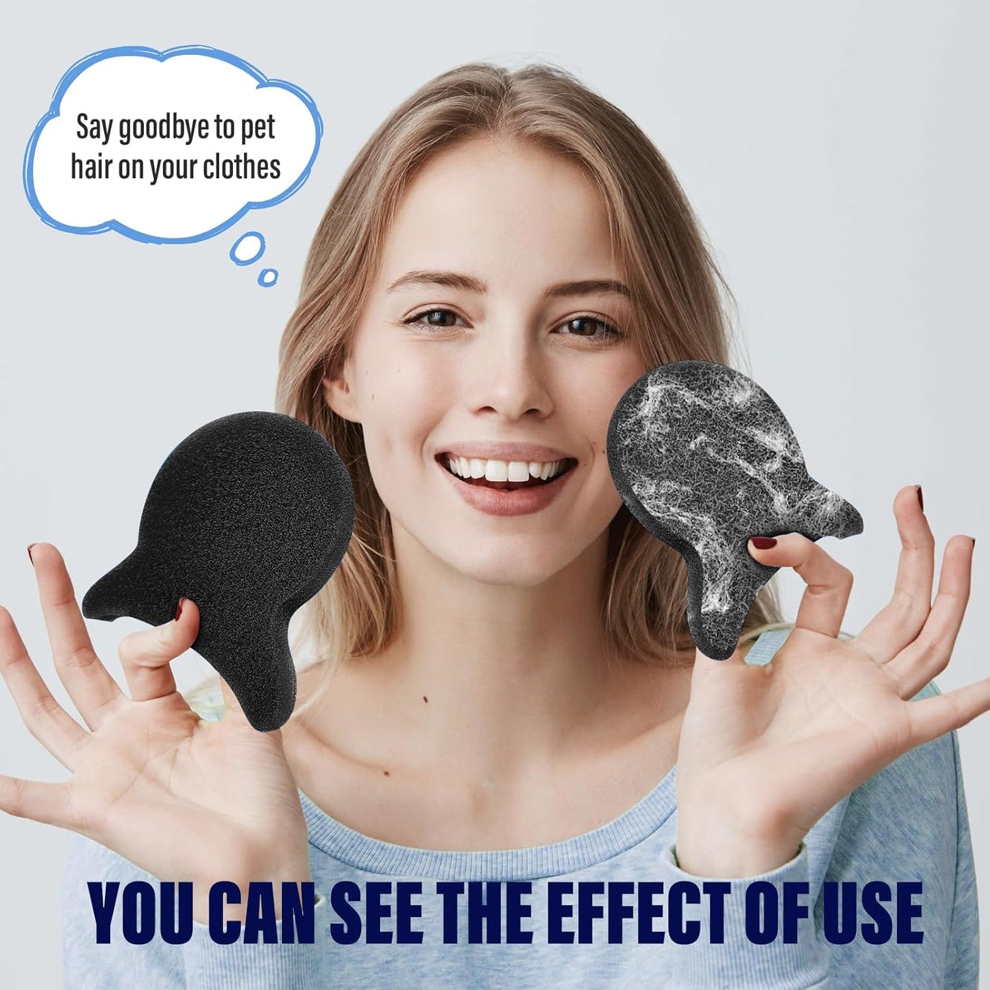 Pet Hair Remover for Laundry, Reusable Dog & Cat Hair Remover Tool, Effectively Removes Pet Hair, Lint and Dander from Bedding and Clothing, Suitable for Washing Machines, Dryers 6PCS