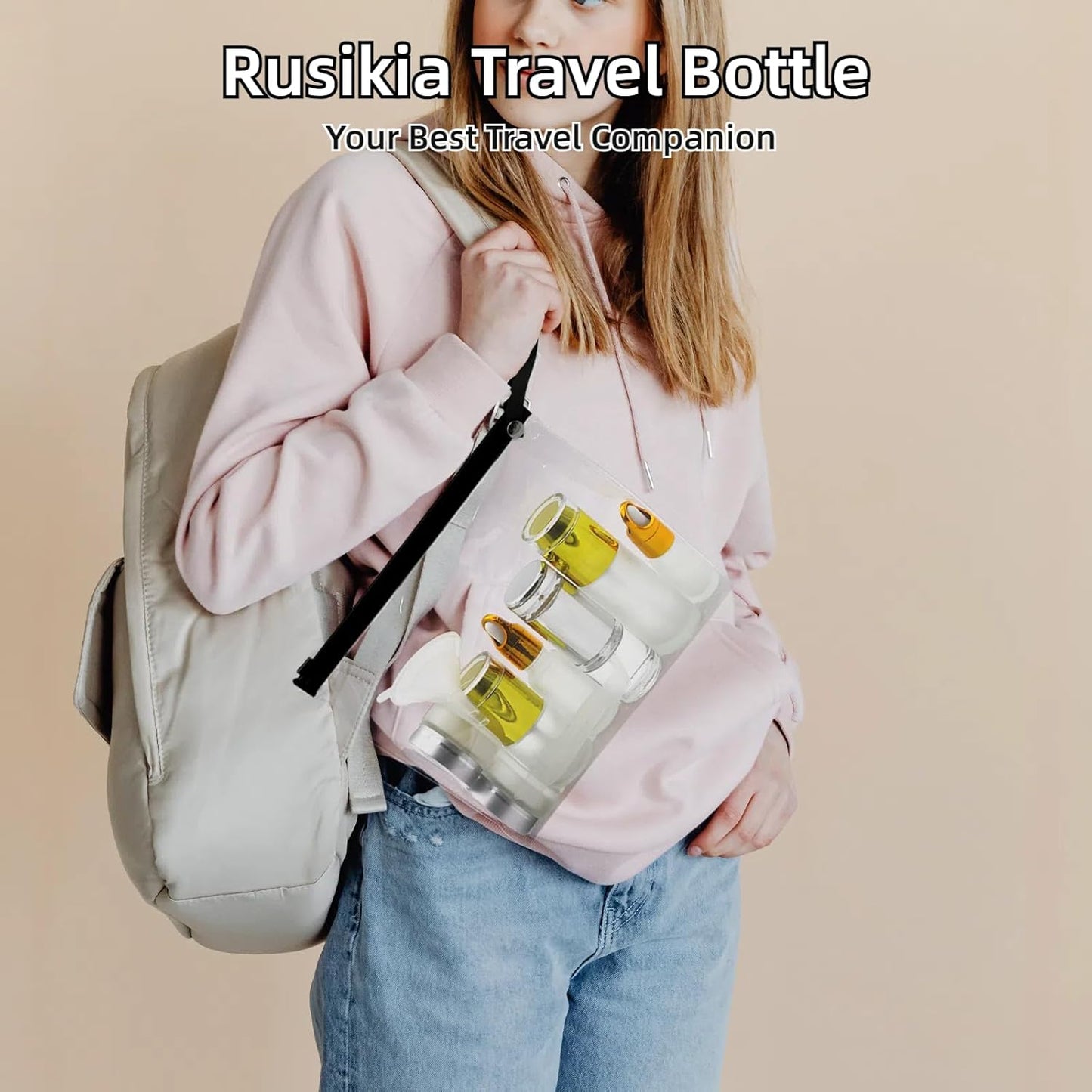 12Pack Premium Glass Travel Size Bottles, Mini Makeup Containers 1.3/0.7/0.3oz TSA Approved Gold Travel Skincare Containers Refillable BPA Free Leak Proof with Pump Spray for Liquid Toners Serum Cream