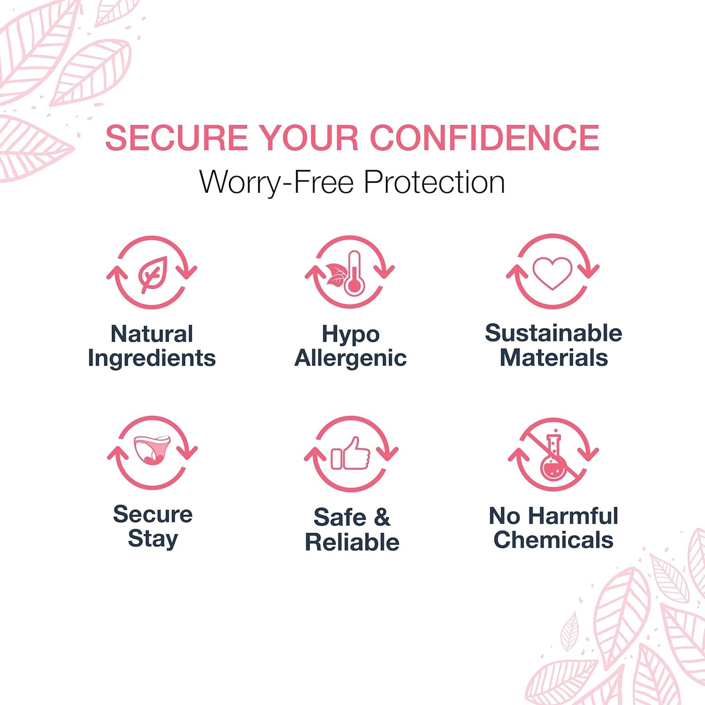 Veeda Natural Adult Incontinence Underwear for Women - Postpartum Underwear for Bladder Leakage Protection - Disposable Underwear with Maximum Absorbency - Extra Large Size - 34 Count