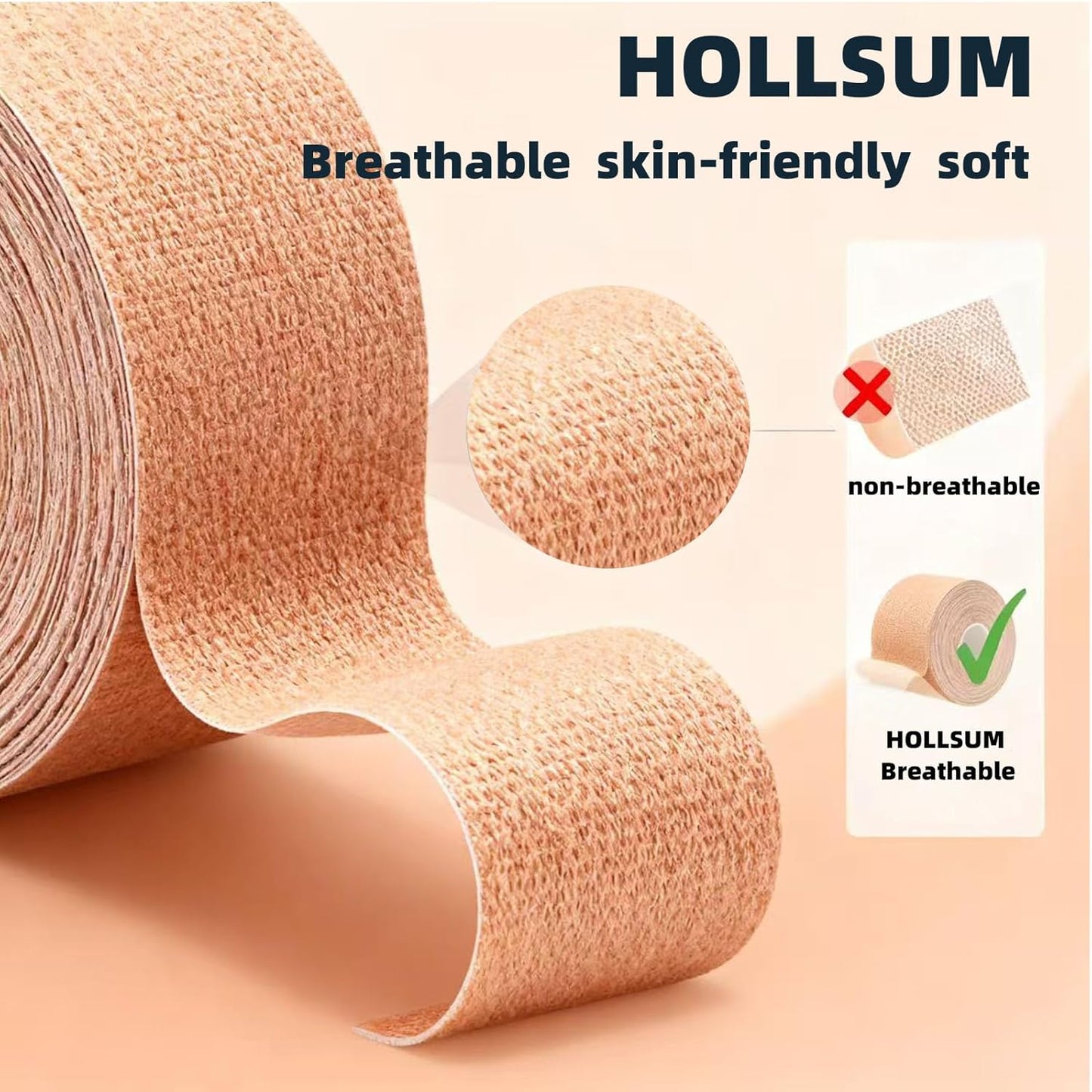 Kinesiology Tape 5cm, Waterproof KT Pro Extreme Tape, Extra Sticky Muscle Support, Elastic Sports Tape for Athletes, Physio Recovery & Tender Tape Alternative